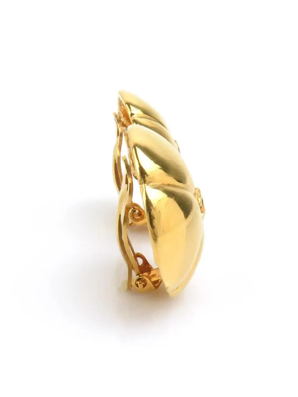 Chanel Cc Logo Clip-On Earrings Gold- #244041C56B
